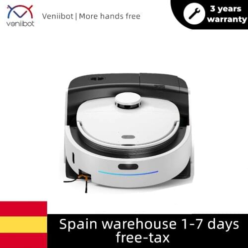 New-Tech Veniibot N1 Robot Vacuum Cleaner with Auto-Empty System Mopping & Sweeping & Suction Type Global Version APP control