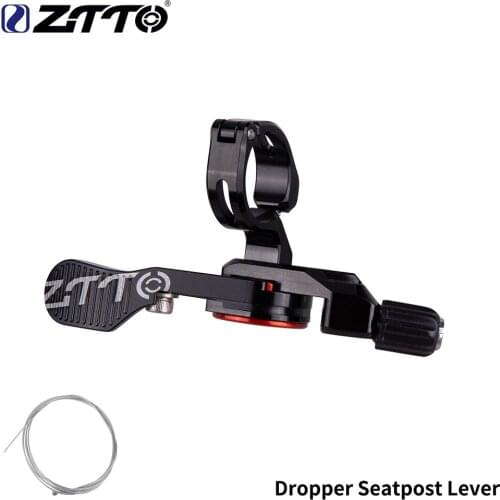 ZTTO MTB Dropper Post Lever Seatpost Dropper Bike Adjust Seat Post Drop Mechanical Remote Control Lever Universal Shifter Style