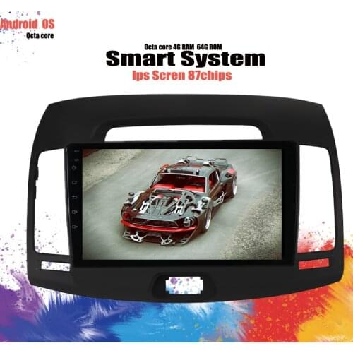 Octa Core Android 10.0 6G ram+128G rom car dvd player for hyundai elantra 2007-2011 multimedia radio gps tape recorder Head Unit