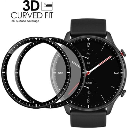 Soft Fibre Glass Protective Film Cover For Amazfit Watch GTR 2e For Xiaomi Full Screen Protector Case for Huami Amazfit Watch