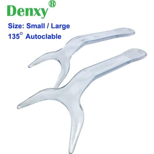 Denxy 10pc squality Z Cheek Retractor mouth opener Lip Orthodontic Brace Dental Equipment clear Orthodontic Bracket