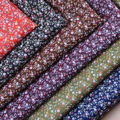 2016 Sale Tissus 6pcs 40x50cm Floral Dacron Fabric Meter For Sewing Diy Quilting Patchwork Tissue Kids Bedding Textiles Cloth