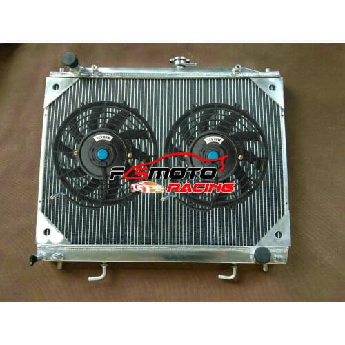 Aluminum Radiator For Mitsubishi Pajero NM NP NS NT 3.5L 3.8L V6 24V GDi V65/V75 AT/MT 2000-2009 & OR With FAN