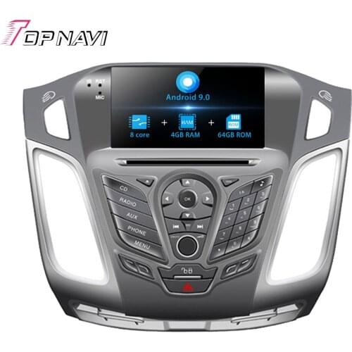Android 9.0 Octa Core GPS Navigation For Ford Focus 2012 Stereo Auto Car Radio 2 DIN Separated Car DVD Multimedia Audio Player