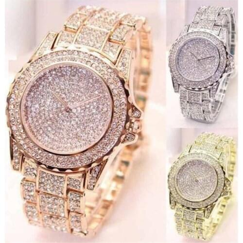 New Fashion Crystal Full Steel Women Watches Ladies Wristwatch Quartz Woman Feminino Relogio Reloj Hombre Montre Femme Zegarek
