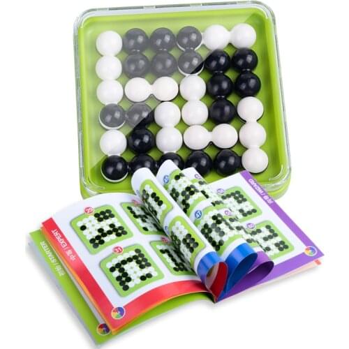 Kids IQ Puzzle Toys Smart Family Logical Thinking Board Games 60 Challenge With Solution Varety Model Jouet Enfant Intelligent