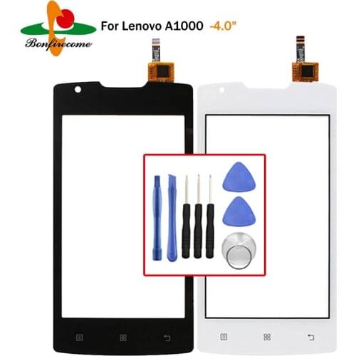For Lenovo A1000 Touch Panel Touch Screen Digitizer Front Glass Sensor For Lenovo A 1000 Touchscreen