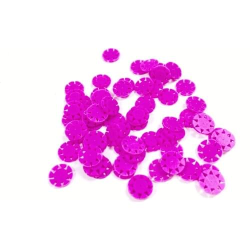 Purple Dental Root Canal Files Silionce Marking Circle Safety Memo Disc 8pcs/Plate 135