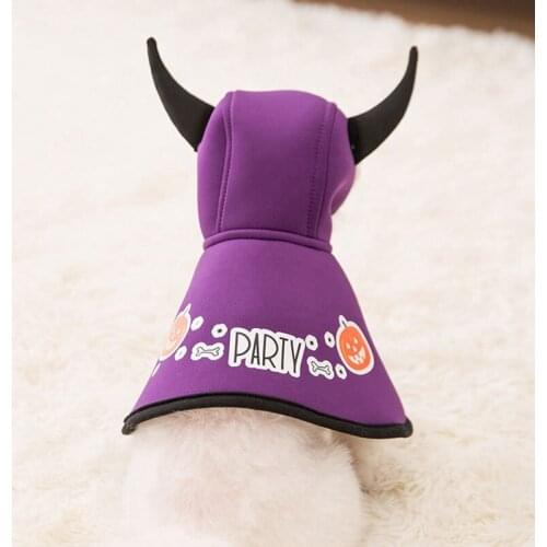 Halloween Pet Costume Hooded Pet Hat Funny Cute Dog Costume Party Pet Clothes Pet Hat Cosplay Costume