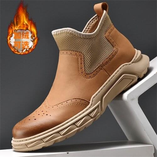 LTSUYO Men's Chelsea Boots