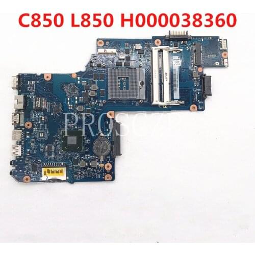Free shipping FOR TOSHIBA L850 Laptop motherboard H000038360 HM76 HD4000 DDR3 100% full Tested