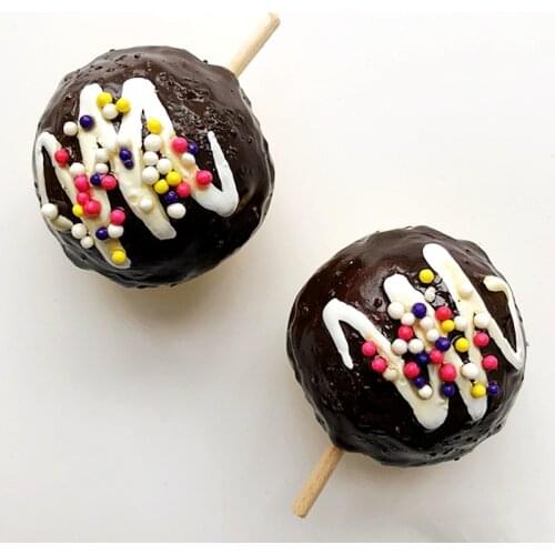 New Handmade Painted Cute Jelly Bean Chocolate Balls 3D Fridge Magnets Tourism Souvenirs Refrigerator Magnetic Stickers