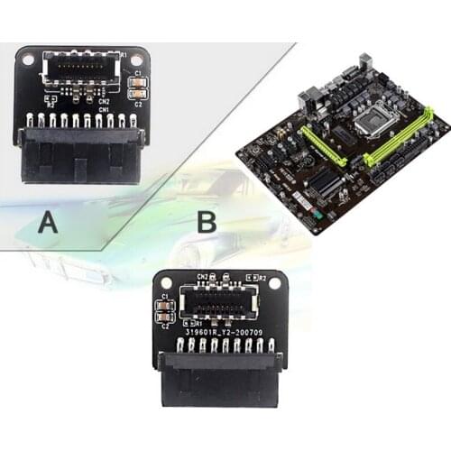 USB 3.0 Internal Header to 3.1/3.2 C Riser Connector motherboard pc converter for pc motherboard Connector Riser