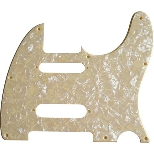 Pleroo Custom Guitar Parts - For US 8 Screw Holes Nashville SS Single Pickups Tele Guitar Pick Guard Scratch Plate
