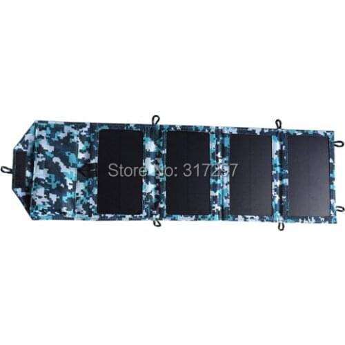 GGX ENERGY 8Watt 5V Portable Outdoor Solar Panel USB Charger for Cell Phone, Mobile Power, Powerpank