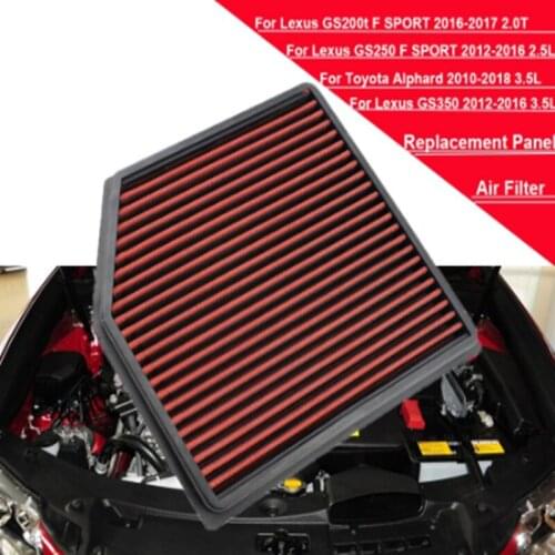 Replacement Panel Air Filter Fits for Lexus IS250 IS300 IS350 GS250 GS300 Toyota Reiz
