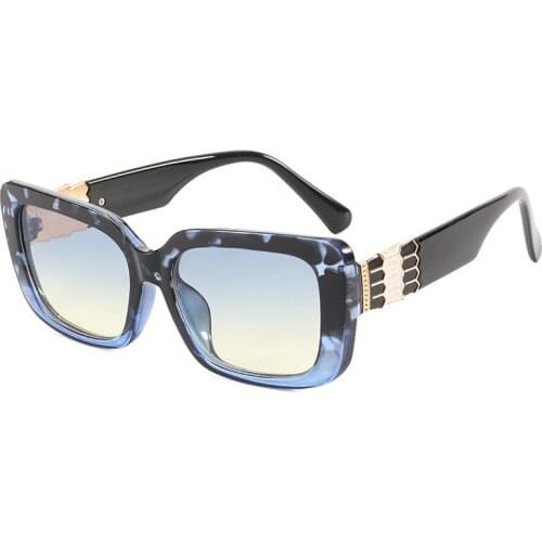 Square Sunglasses Women Fashion 2021 New Vintage Big Frame Shades Men Sun Glasses UV400 Eyewear Oculos Gafas De Sol