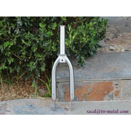 Titanium bmx frok and custom titanium bmx frok