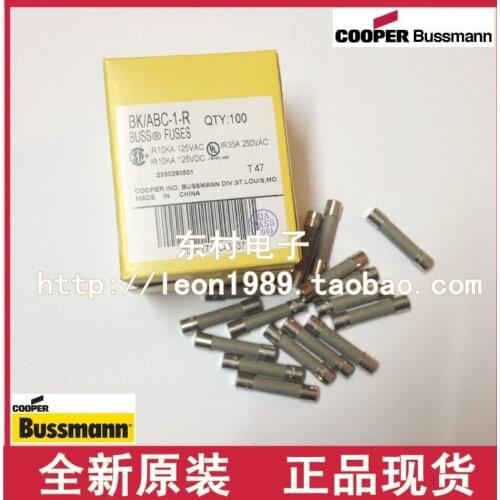 U.S. BUSSMANN fuse ABC-5-R 5A ABC-6-R ABC-7-R ABC-8-R 250V
