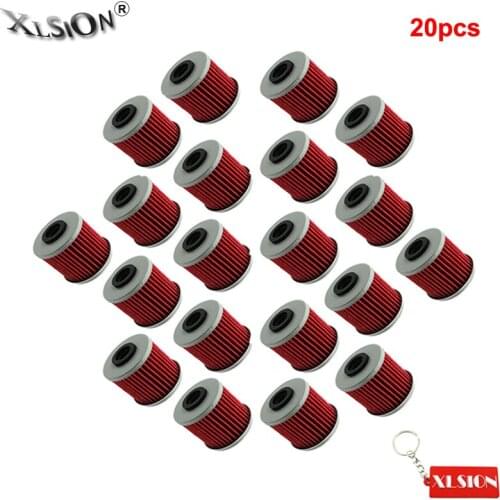 XLSION Aftermarket 20Pcs Oil Filter For Honda 700 Integra (DCT) Transmission Filter CRF1000 D-G,H Africa Twin 750 Intergra