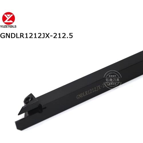 YUZETOOLS Cutting Groove Tool Bar GNDLR1212JX-212.5 CNC Tool