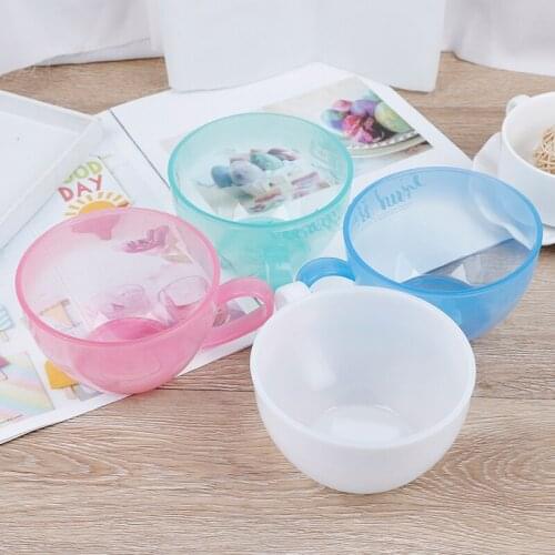 1PCS Plastic Butter Cream Bean Mixing Bowl Choose Baking Decoration Paste Piping Cupcake Cake Decor Tools 4 Colors