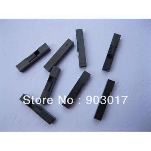 100 pcs Jumper Wire Female Housing 1 Pin Connector Pitch 2.54mm Black Color