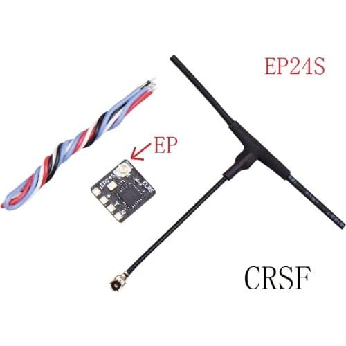 2.4G Express LRS EP24S Long Range Receiver RX 10X10mm for RC Airplane FPV Long Range LR4 LR7