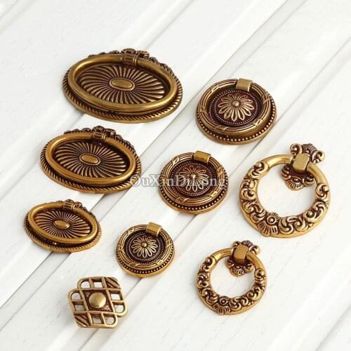 20PCS European Antique Kitchen Door Furniture Handles Hardware Cupboard Wardrobe Drawer Cabinet Pulls Knobs&Handles