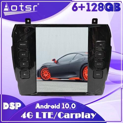 128G Android Car Multimedia Auto Video Audio Radio Player For Jaguar S-TYPE 2001 2002 2003 - 2009 GPS Navi Tesla Style Head Unit