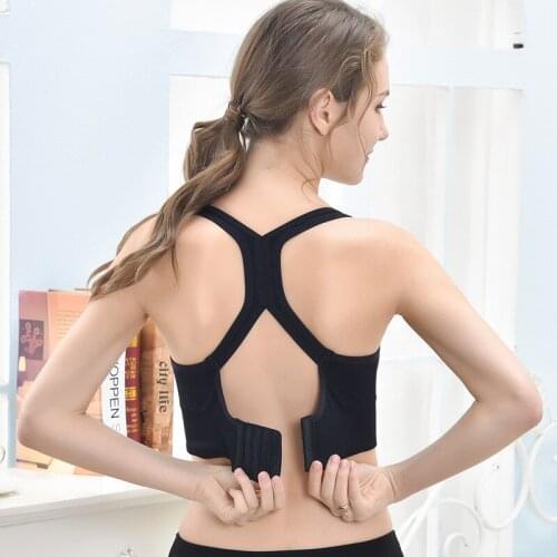 Quick-drying Shockproof Sports Bra Vest-style Running Push Up No Steel Ring Deportivo Mujer Gathering Large Size Sport Bra Top