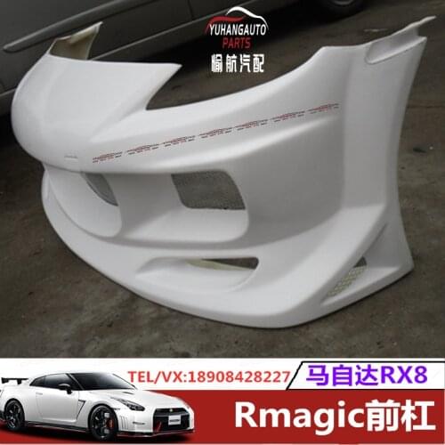 Suit For Rx-8 Mazda Se3p Refitting Rmagic Resin Fiber Large Surround Front Bumper