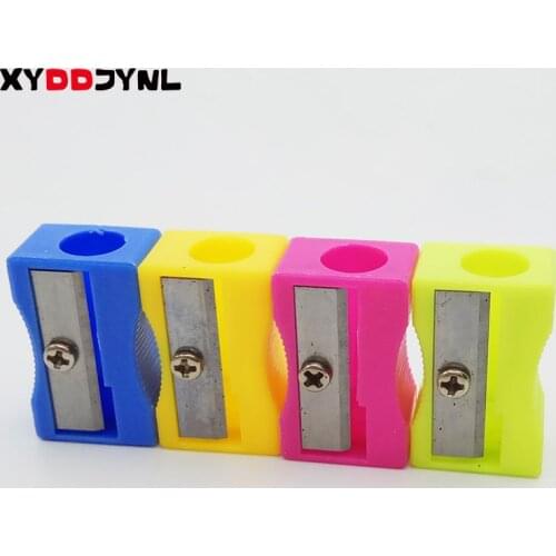 Cheap Wholesale ! 10Pcs ! Plane Pencil Sharpener Stationary Office School Supplies Single Holes Pencil Cutter for Students