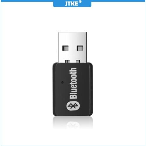 JTKE Bluetooth 5.0+EDR AD2P Transmitter Wireless Stereo Audio Music Adapter for Windows 7/8/10/XP Linux Computer PC