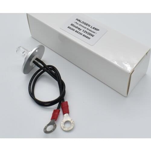 BS200 BS-200 12V 20W quartz halogen light bulb 12V20W Mindray biochemistry chemistry analyzer lamp BS-400 BS400 BS-800