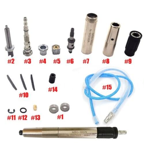 MSG 3BNS Mini Die Grinder Kit Pneumatic Micro Grinding Pen Pencil Style Polishing Engraving Tool Accessory