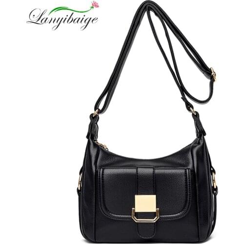 Genuine Brand Leather Sac Luxury Handbags Purse Women Bags Designer Shoulder Crossbody Messenger Bags Female 2021 Waterproof Bag