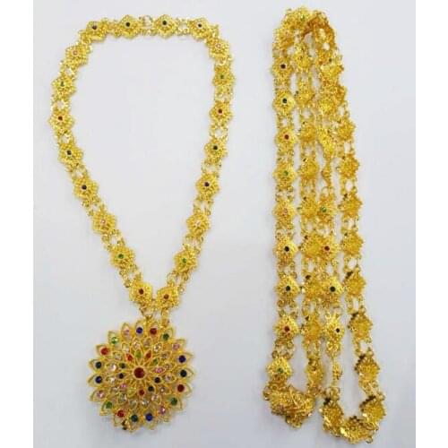 New popular Ethnic Accessories Pendant Necklace Set