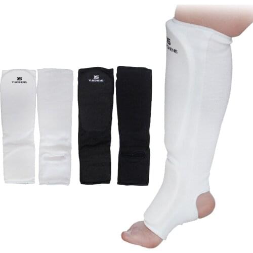 Child Adult Kickboxing Boxing Muay Thai Shin Guards Taekwondo Ankle Support Insteps Karate MMA Leg Guard Training Protection DEO