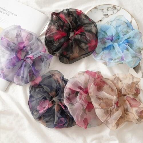 New female fresh floral hair band Headband thin section ladies Korean version of the hair tie hair band hair accessories