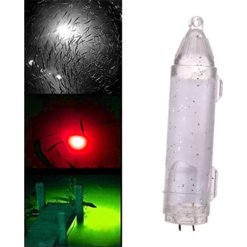 Fishing Supplies Mini LED Underwater Night Fishing Light Lure for Attracting Bait and Fish Glowing Bait Waterproof Plastic Bait