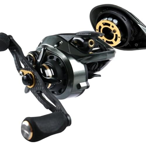 GH100 150 Ultralight Fishing Reel High Speed Baitcast Reel Drag Clicker Sound Micro Wire Cup Magnetic Brake Force Fishing Reel