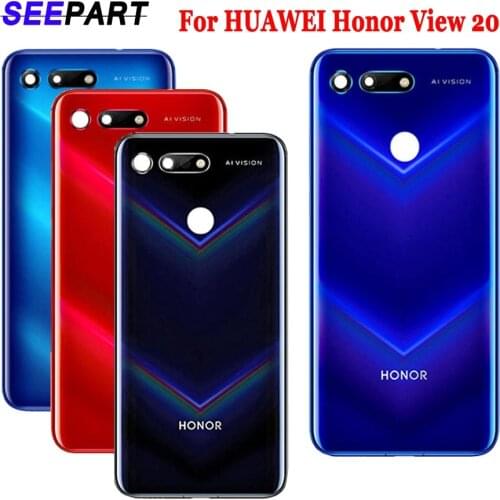 For Honor View 20 Battery Cover Back Glass for Honor V20 Rear Door Housing Case For Huawei Honor View 20 Back Panel PCT-AL10
