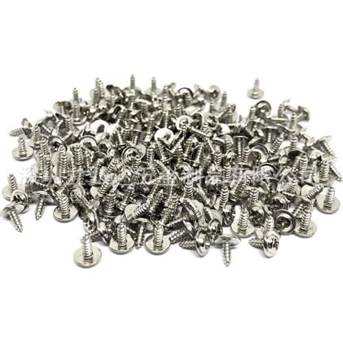 Iron-nickel-plated cross round headband pad with pad medium pwa precision electronic small screw self-tapping screw