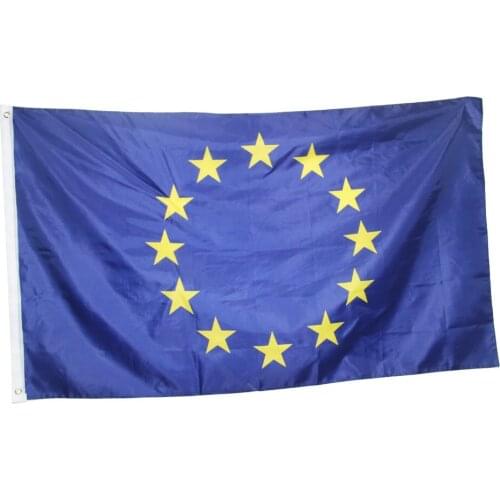 3*5 Foot EU (European Union) Home Decor Large European Union Flag Polyester EU Hanging Flying Banner flag