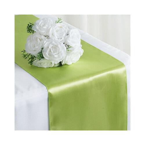 30*275cm Elegent Satin Table Runner Birthday Party Banquet Wedding Deco