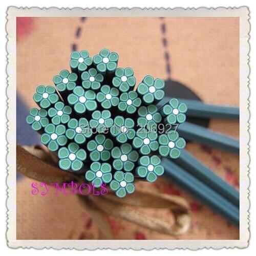 5pcs C-16 5mm Cute Flower Cane Fancy Nail Art Polymer Clay Cane Nail Art Decoration