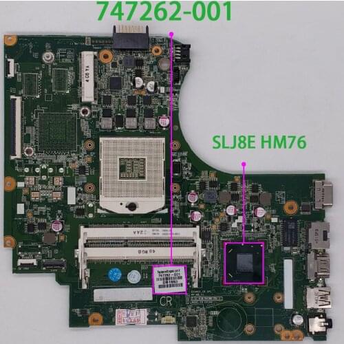 747262-001 747262-501 747262-601 UMA SLJ8E HM76 for HP 240 246 G2 NoteBook PC Laptop Motherboard Tested