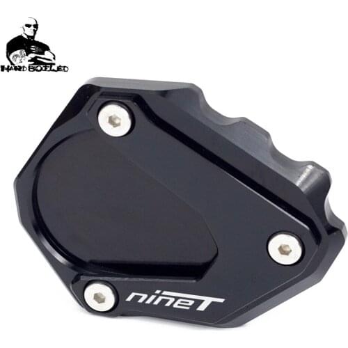 RnineT Accessories Parts Motorcycle Kickstand Side Stand Enlarger Plate Pad For BMW R nineT 2013 2014 2015 2016 Rnine R nine T