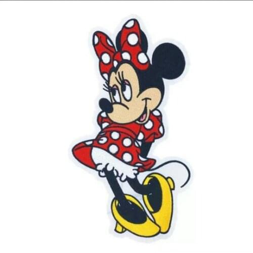 Disney cartoon Minnie Mickey pattern large clothes decoration patch cloth stickers clothing processing accessories